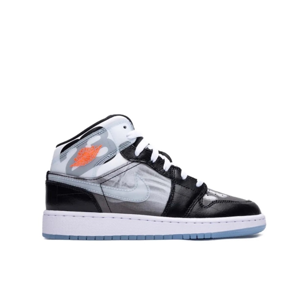 Jordan Kids Jordan 1 Mid SS "X-Ray" Sneakers
